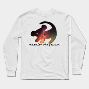 Lion King Remember Who You Are Long Sleeve T-Shirt